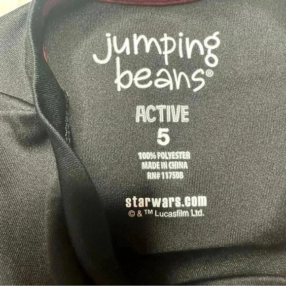 Jumping Beans Star Wars Storm Trooper T-Shirt Black, Red,  & White Size 5 - Picture 8 of 16